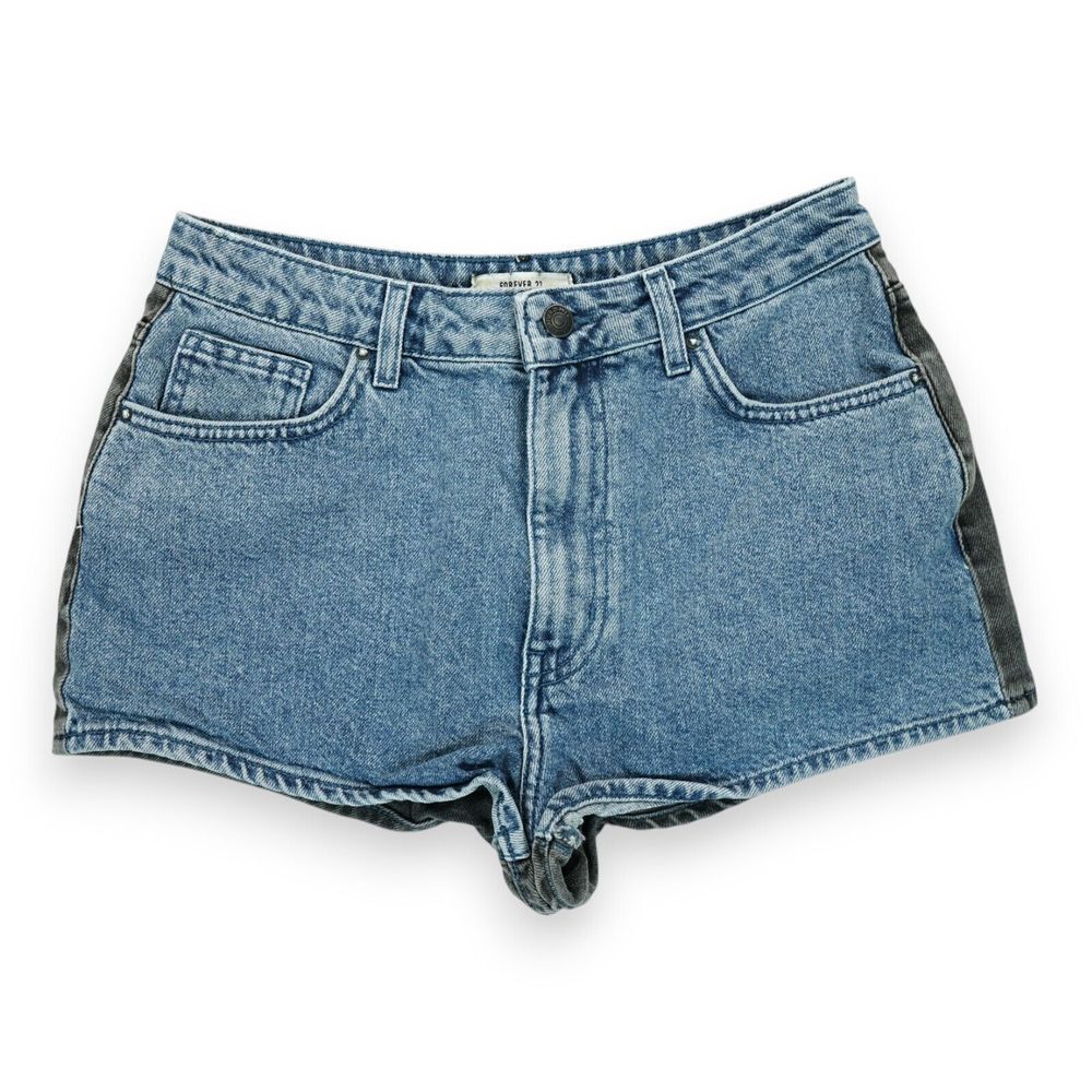 Forever 21 Women's Two Toned Denim Shorts Blue & Black Size 27